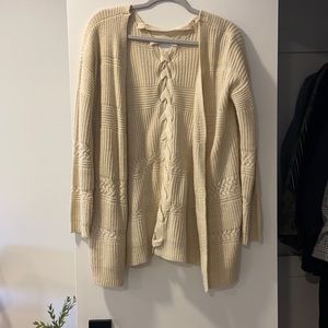 Cream knit sweater